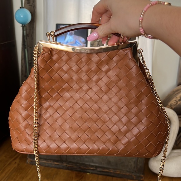 Valentina Fiore Brown Handmade Italian Leather Handbag - Picture 1 of 9